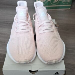 Adidas Light Pink Running Shoes